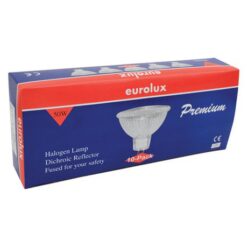 Eurolux Mr16 Halogen Lamp - 50W 10 Pack - Image 1