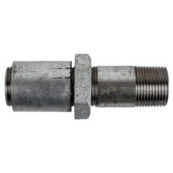 Galvanised Long Screw Nipple - 25mm (10 Piece Pack) - Image 1