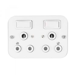 Duo Industrial Switch Plug - 75X100mm - Image 1