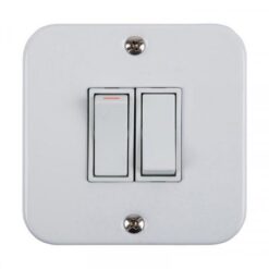 Industrial Light Switch - 75X75mm 2Lever - Image 1