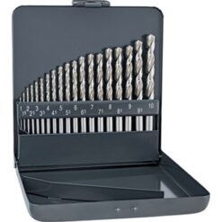 Alpen Super Drill Bit Set 19 Piece 1-10 X 0.5mm In Metal Case - Image 1