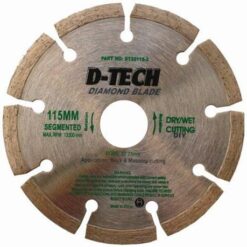 D-Tech Diamond Blade Segmented 115x22.23 Brick & Masonry - Image 1