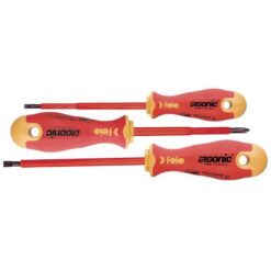 Felo 413 Screwdriver Set 3 Piece Ergonic Insulated VDE Sl/Ph - Image 1