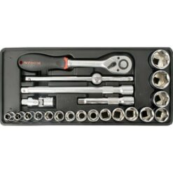 Fixman 22- Piece 1/2" Dr.Sockets & Accessories - Image 1