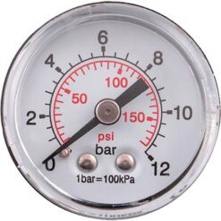 GAV Pressure Gauge 40mm 1/8 Rear - Image 1