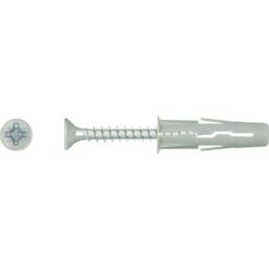 Rawlplug Universal Plug With Screw 8X32mm 20 Per Bag - Image 1