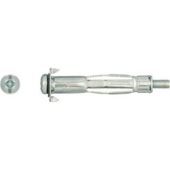 Rawlplug Interset Fixing For Drywall M4X38mm x100 - Box 8mm Drill - Image 1