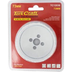 Tork Craft Hole Saw Bi-Metal 73mm - Image 1