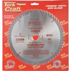 Tork Craft Blade TCT 230 x 60T 30/1/20 General Purpose Cross Cut - Image 1