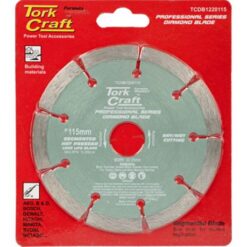 Tork Craft Diamond Blade 115mm Segm.Hot Pressed - Image 1