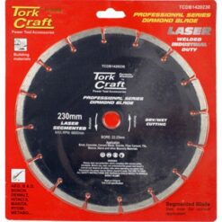 Tork Craft Diamond Blade 230mm Segmented Laser Industrial - Image 1