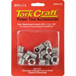 Tork Craft Thread Repair Kit M10 x 1.5 x 1.5mm Repl. Inserts for Nr5010 - Image 1