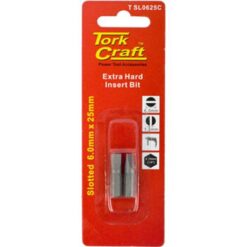 Tork Craft S/D Insert Bit 6mmx25mm 2/Card - Image 1