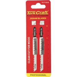 Tork Craft T-Shank Jigsaw Blade for Wood 4mm 6Tpi 100mm 2 Piece - Image 1