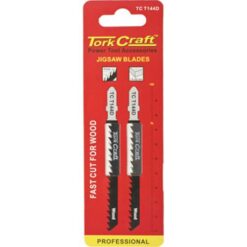 Tork Craft T-Shank Jigsaw Blade Fast Cut for Wood 4mm 6Tpi 2 Piece - Image 1