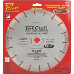 Tork Craft Diamond Blade Segmented 230mm For Granite 12mm Deep Segments - Image 1