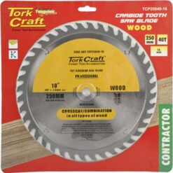 Tork Craft Blade Contractor 250 X 40T 16mm Circular Saw TCT - Image 1