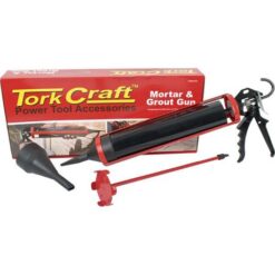 Tork Craft Mortar & Grout Gun 1000Ml 310mm 2000N C/W 2 X Nozzle & Mixer - Image 1