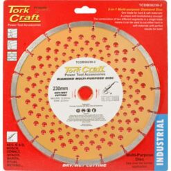 Tork Craft Diamond Blade Multi Purp.Segm.230mm Hard & Soft Mat. - Image 1