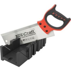 Tork Craft Back Saw Mitre Box Set Multi Angle 300mm - Image 1