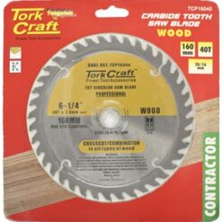 Tork Craft Blade Contractor 160 X 40T 20/16 Circular Saw TCT - Image 1