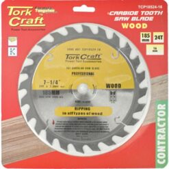 Tork Craft Blade Contractor 185 X 24T 16mm Circular Saw TCT - Image 1