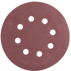 Tork Craft Sanding Disc Hook & Loop 125mm 180 Grit with Holes 10/Pk - Image 1