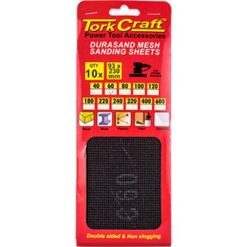 Tork Craft Durasand Mesh Sanding Sheet 60Grit 93 X 230mm 10Pc Per Pack - Image 1