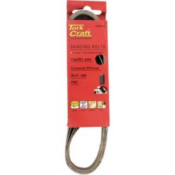 Tork Craft Powerfile Sanding Belt 13 X 451mm 100 Grit 5/Pk - Image 1