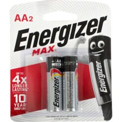 Energizer 1.5v MAX Alkaline AA Battery Card 2 - Image 1