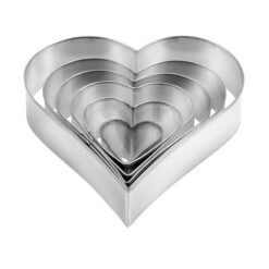 Tescoma Heart-Shape Cookie Cutters 6 Pieces - Image 1