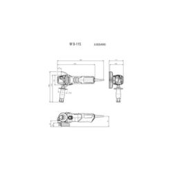 Metabo - Angle Grinder W 9-115 (600354010) - Image 2