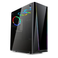 Redragon Tailgate Tempered Glass RGB ATX Gaming Chassis - Image 1