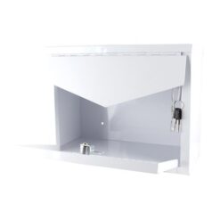 Fragram Letter Box Lockable - White - Image 1