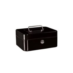 Treeline Cash Box Metal Black 8 Inch (200mm) - Image 1