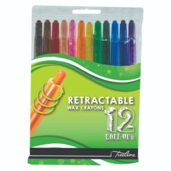 Treeline Retractable Wax Crayons 12 Piece - Image 1