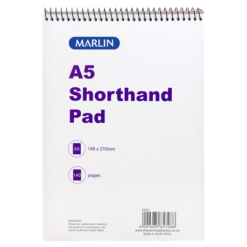 Marlin A5 140 Page Shorthand Pad - Image 1