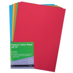 Treeline Multi Coloured Paper A4 Premium Deep Tint - 80gsm Pack of 100 - Image 1