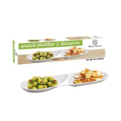 Home Classix Snack Platter 2-division - 38x9.8x2.8cm - Image 1