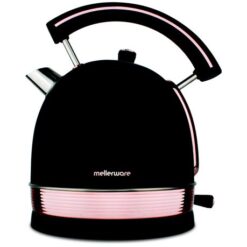 Mellerware Kettle 360 Degree Cordless Stainless Steel Black 1.8L 2200W "Rose Gold" - Image 1