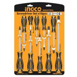 Ingco - Screwdriver Set - 10 Piece (Chrome Vanadium) - Image 1