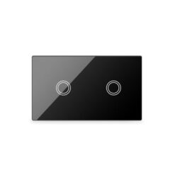 LifeSmart Smart Light Switch 2 Lanes - Socket 118/120 - Black - Image 1