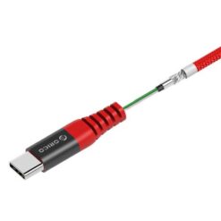 Orico Type-C 1m Aramid Cable - Red - Image 5