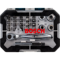 Bosch 26 Piece Screwdriver Bit and Ratchet Set - Image 1