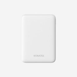 Romoss Pure 5 Compact 5000mAh Mini Power Bank 2x USB - White - Image 1