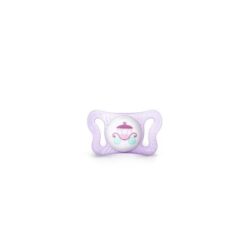 Chicco - Soother Physio Air Silicone Soother - 0-6 Month - Set Of 2 - White - Image 1