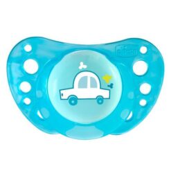 Chicco - Soother Physio Air Blue Silicone - 12 Month - Set Of 2 - Image 1