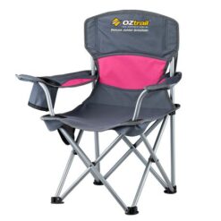 Oztrail Junior Deluxe Arm Chair - Pink - Image 1