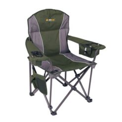 OZtrail Titan Camping Arm Chair Green 250kg - Image 1