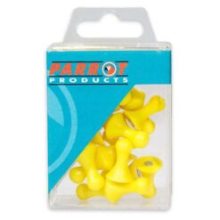 Parrot Products Magnet Map Pins (25 Box - Size:16mm - Yellow) - Image 1